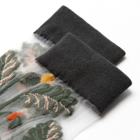Women's socks Minaku "Flowers", rr 36-39 (23-25 ​​cm)-1