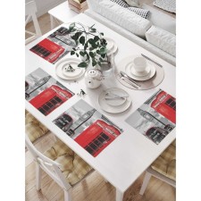 A set of napkins for setting the table 