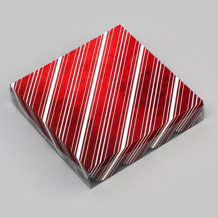 Bearbox, confectionery packaging, "New Year canes!", 15 x 15 x 3 cm, New Year-2