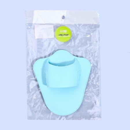 Massage - brush, anti -cellulite, 14 × 12 × 3.5 cm, blue color-13