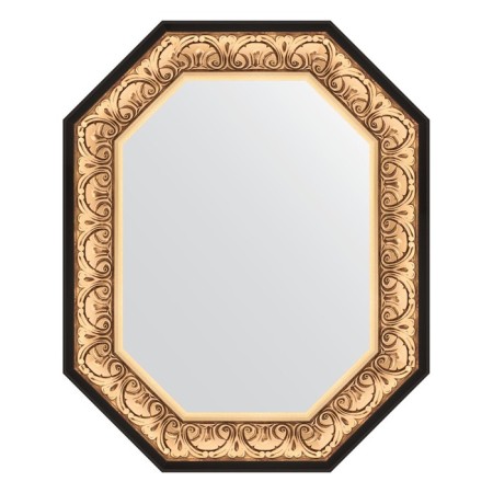Mirror in the baguette frame, Baroque gold 106 mm, 65x80 cm