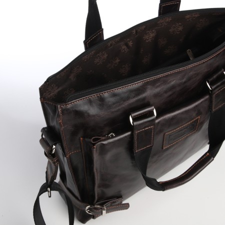Business Bank, XL Zolo, Lightning Department, external pocket, Cognac color-4