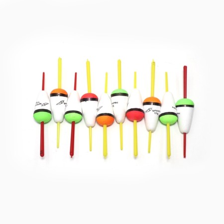 Flot Yaman "cone", polystyrene, 1.1 g, color of mix units 10 pcs.