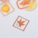 Stickers for creativity "Tags - autumn leaves" set of 30 pcs 0.2x8x11 cm