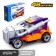 Designer inertial mechano "Cars", 48 details Color Lilac