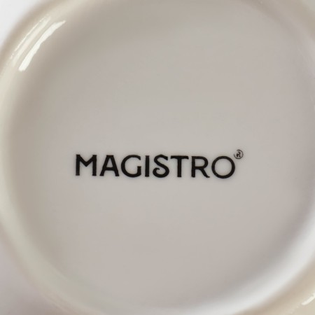 Porcelain Magistro Porcelain "Tandy", 200 ml, d = 11 cm, white color-4