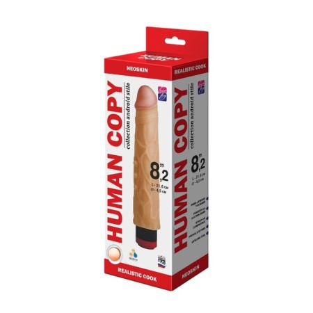 Lovetoy Human Copy vibrator, NeoSkin silicone, realist, 21.6 x 4.5 cm, bodily-3