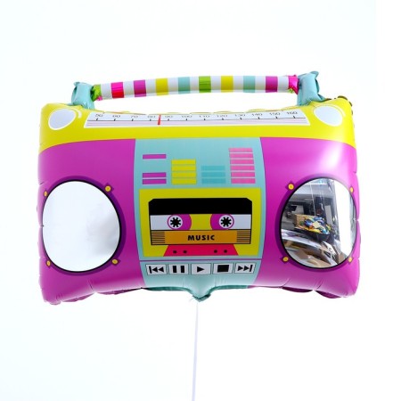 Foil ball 24 "" tape recorder ", pink color
