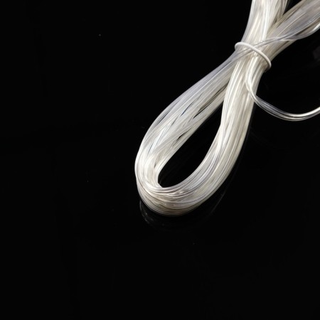 Extension cord for indoor garlands with a circuit breaker, 5 m, transparent thread, UMS-Vilka-1