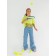 T -shirt for a girl, height 140 cm, lightning color