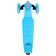 Graffiti scooter, light wheels PU 120/100 mm, blue color