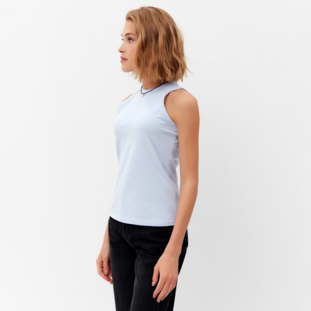 T-shirt female Minaku: Basic Line color light blue, river 44-3