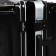 Small suitcase 20 ", lightning department, 2 code locks, 4 wheels, hook, black color