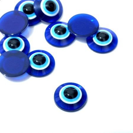 Semo -bus "Eye" d = 6 mm (set 10 pcs.), Blue color-1
