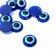 Semo -bus "Eye" d = 6 mm (set 10 pcs.), Blue color