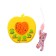 Musical nightlight "Funny animals", toy-designer, yellow color