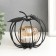 Climber metal, glass per 1 candle "Apple" D-4 cm 11x9x12 cm