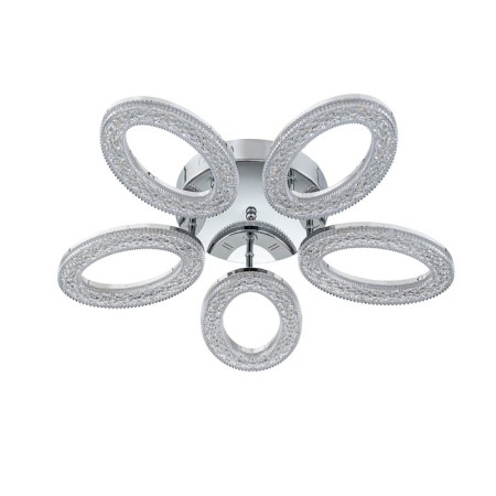Ceiling light ESCADA, 10283/5LED. 1x120W, LED, 9360LM, 3000/4000/6500K, 600x600x100 mm, chromium color-1