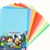 Tinted paper, A4, 10 sheets, 10 colors, non -stated, bilateral, in a package, 80 g/m², gravity farm