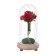 Spinker "Sobe with a scarlet rose" LED from batteries 3AAA 19.5x9.5x9.5 cm Risalux