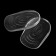 Shoes for shoes, with a tread, adhesive, silicone, 8.7 × 5.7 cm, pair, color transparent