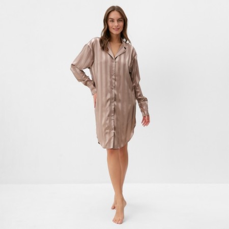 Female Bogochka Kaftan Silk "Stride" size 48-50, powder-1