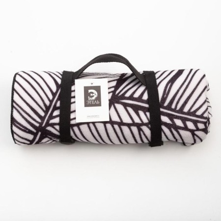 Beach towel with Ethel's handles "Leaves", 70*140 cm, 250g/m2,100%p/e-4