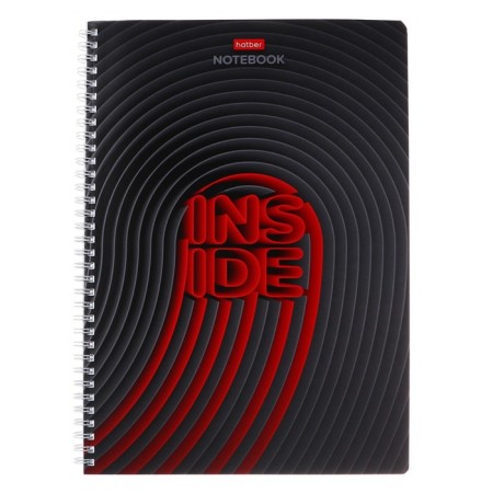A4 notebook, 96 sheets in a cage on an inSide crest, covered cartoon, selective matte varnish, block 65g/m2, 4V mix-5