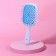 The comb is massage, wide, ventilated, 8.5 × 20.5 cm, PVC box, color mix/white