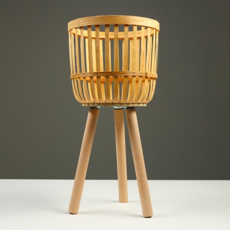 Flower stand, 25 x 25 x 22 cm, natural