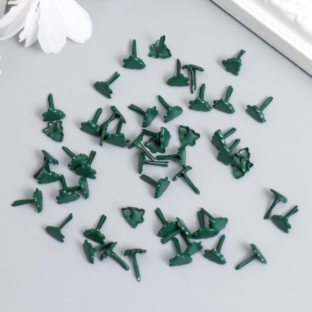 Brads for scrapbooking "Christmas trees" set of 50 pcs 0.8x0.7 cm-1