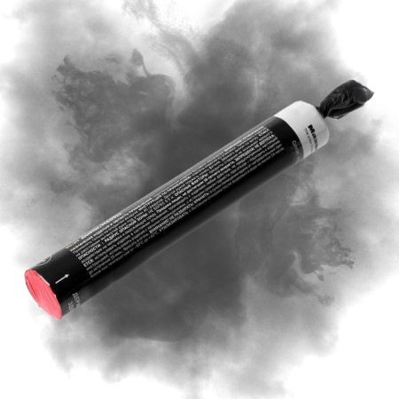 Color smoke black, 0.8 inch, optical intensity, 60 seconds-1