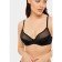 Women's bra lotus, size 75d, black color