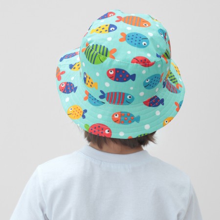 Panama Children's KAFTAN "FISH" R.48 Blue-7