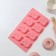 Baking uniform “Zorro”, silicone, 28 × 16 × 2 cm, 8 cells (5 × 6.6 cm), depth 1.7 cm, color mix