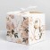 Gift folding box, packaging, “March 8, gold”, 12 x 12 x 12 cm