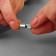 Tip for the cord cylinder, d = 6 × 15 mm, 4 pcs, silver color