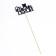 Topper "You are my hero" black 12x7.4 cm