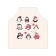 Apron kitchen with a photo print “Choose your penguin”, adjustable, size OS