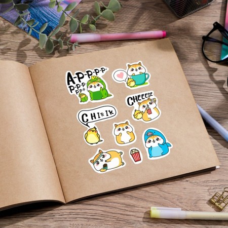 Paper stickers "Homa", 11 × 16 cm-2