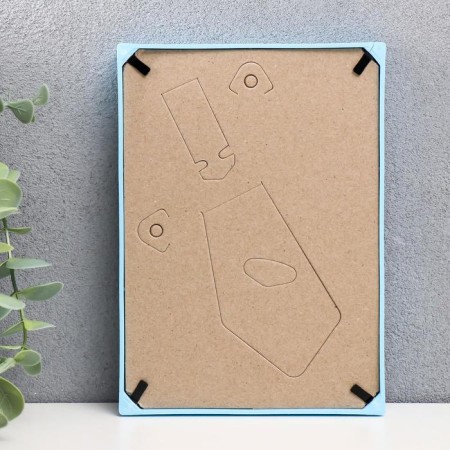 Photo frame plastic L-3 10x15 cm Blue (plastic screen)-2