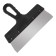 Facade spatula "Remocolor" 12-5-250, stainless steel, plastic handle, 250 mm