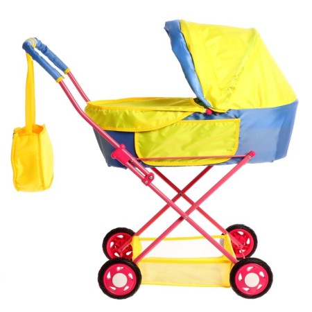 Stroller Puppet No. 4, blue-yellow color-1