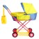 Stroller Puppet No. 4, blue-yellow color