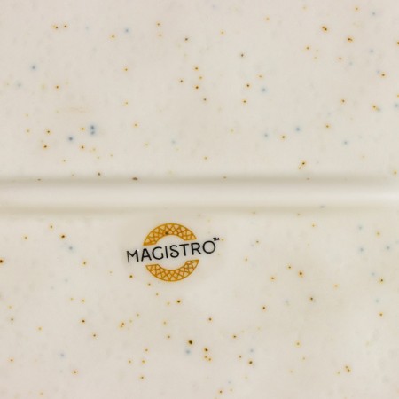 Porcelain Serving dish Magistro Poursephona, 30.7 × 21.5 cm, beige color-5
