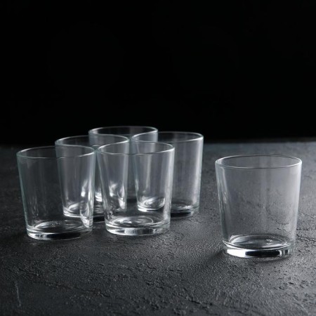 A set of glass glasses "ODA", 250 ml, 6 pcs