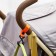 Hook for bags on a stroller, on Velcro, color mix