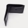 Male purse without fastening, black color