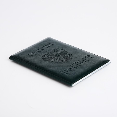 Cover for passport, green color-2