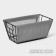LADOM storage basket, 25 × 15 × 12 cm, gray color
